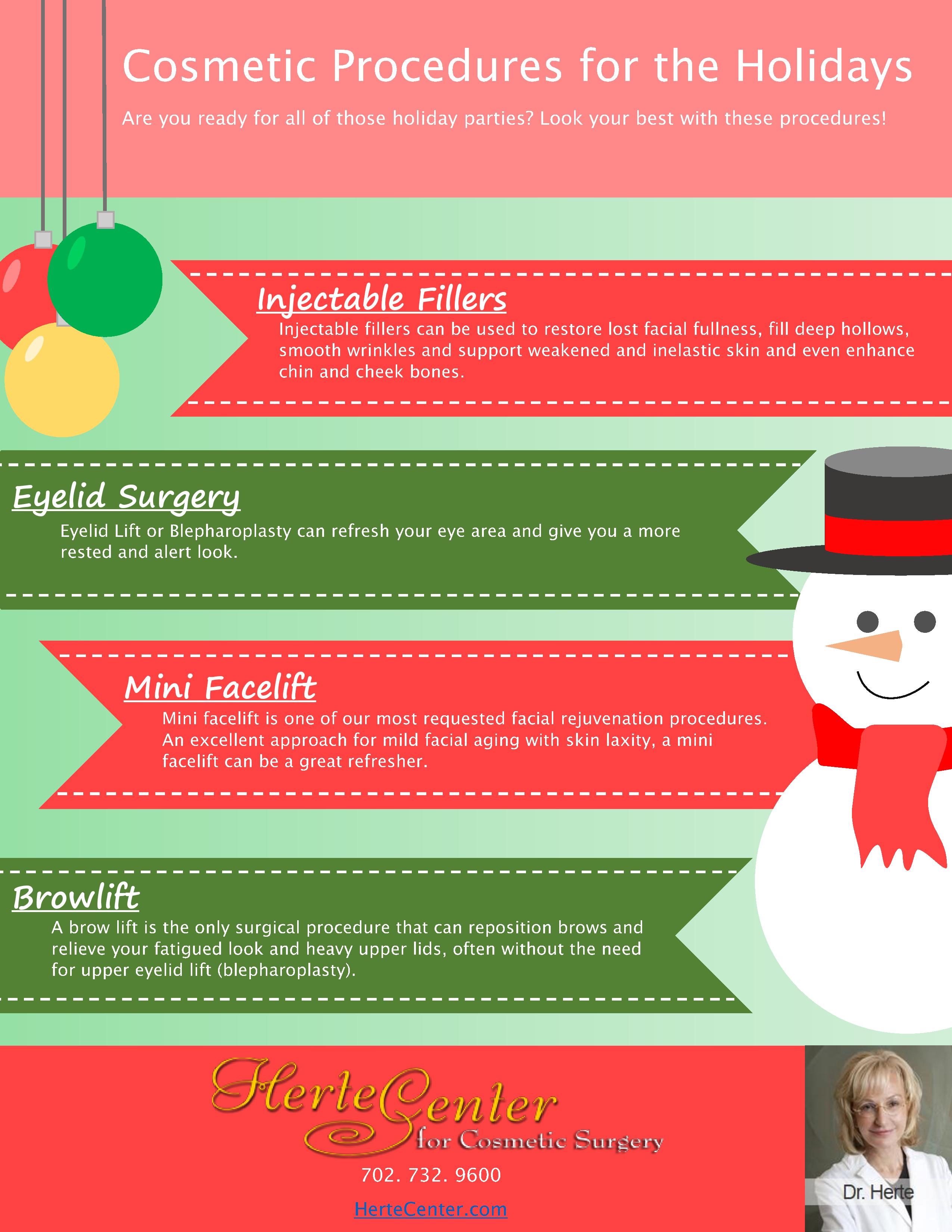 cosmetic procedures for the holidays